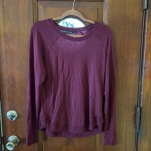 Athleta Women's Deep Maroon Sweatshirt